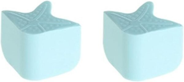 Table Corner Protectors 12Pcs Starfish Shape Anti Collision Corner Protector Thickened Silicone Children's Anti Collision Table Corner Protector Blue