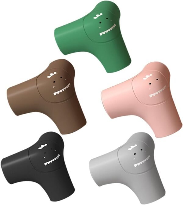 5pcs Baby Proofing Silicone Corner Protectors Cartoon Animal Design Anti-Collision Corner Guards for Home Safety