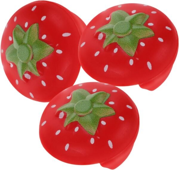 3pcs Anti-Collision Corner Protectors for Children Desk Cabinet Safety Edge Protectors Strawberry Design